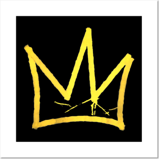 Basquiat Crown Posters and Art